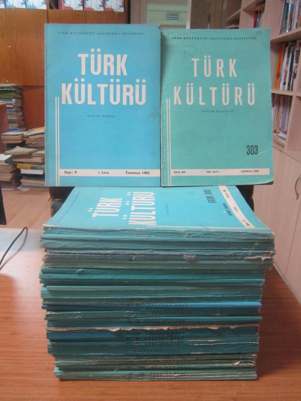 Türk Kültürü Dergisi - Temmuz 1963'den Temmuz 1988'e Kadar Yayınlanmış 35 Farklı Sayı (Mevcut Sayılar Açıklamada) - Türk Kültürünü Araştırma Enstitüsü