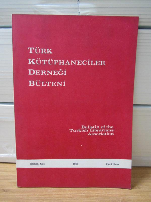 Türk Kütüphaneciler Derneği Bülteni - Cilt 32 Sayı 2 - Yıl 1983