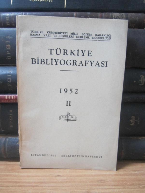 Türkiye Bibliyografyası - 1952 - II
