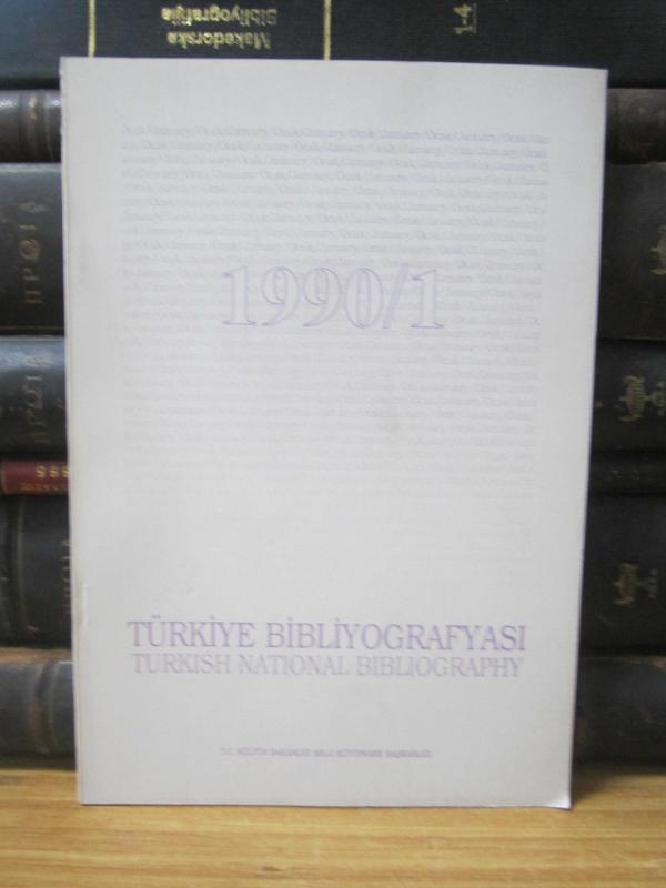 Türkiye Bibliyografyası - Cilt 56 Sayı 1990/1