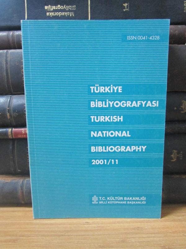 Türkiye Bibliyografyası - Cilt 68 Sayı 2001/11
