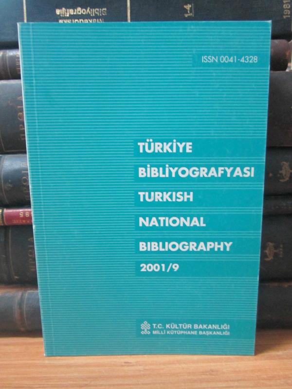 Türkiye Bibliyografyası - Cilt 68 Sayı 2001/9