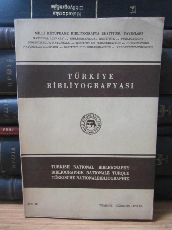 Türkiye Bibliyografyası - III - 1971
