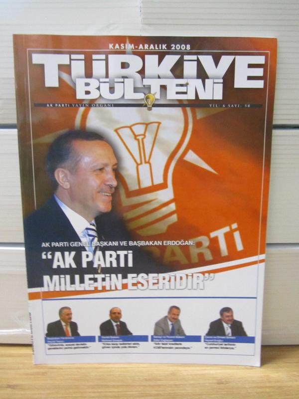 Türkiye Bülteni Sayı 58 - Kasım Aralık 2008 - AK Parti Resmi Yayın Organı