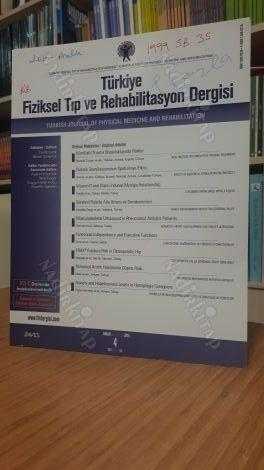 Türkiye Fiziksel Tıp ve Rehabilitasyon Dergisi - Cilt 61 Sayı 4 - Aralık 2015 - Turkish Journal of Physical Medicine and Rehabilitation