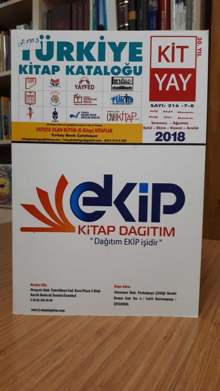 Türkiye Kitap Kataloğu Sayı: 216-217-218 (Temmuz-Ağustos-Eylül-Ekim-Kasım-Aralık)