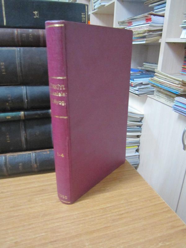 Türkiye Makaleler Bibliyografyası - Sayı I - IV Ocak - Aralık - 1955 - Kırmızı Ciltli