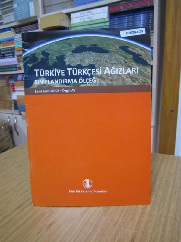 Türkiye Türkçesi Ağızları Sınıflandırma Ölçeği