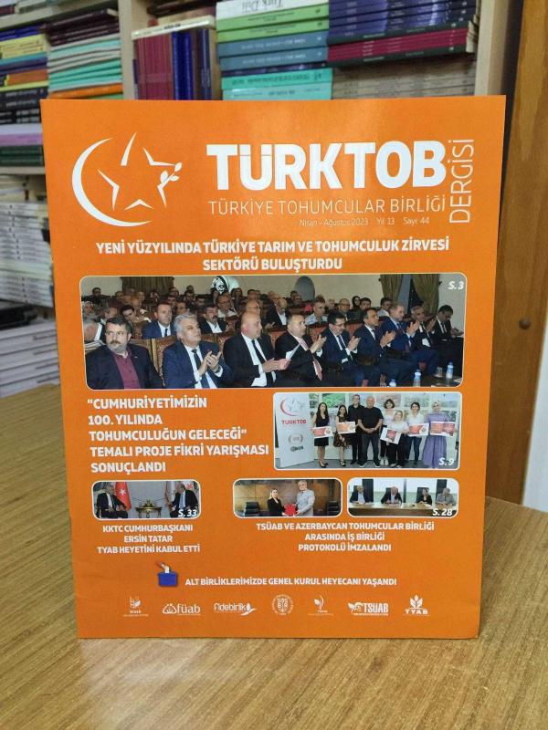 TÜRKTOB Türkiye Tohumcular Birliği Dergisi - Sayı 44 - Nisan Ağustos 2023