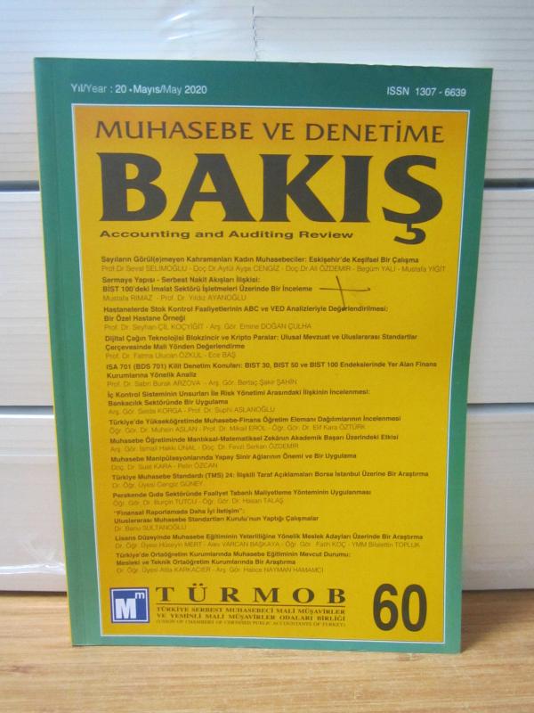 TÜRMOB Muhasebe ve Denetime Bakış Sayı 60 - Mayıs 2020