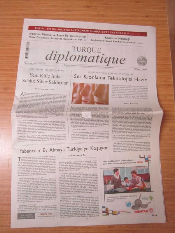 Turque Diplomatique - Sayı 148 - Ağustos 2021 - ASAM Avrasya Stratejik Araştırmalar Merkezi