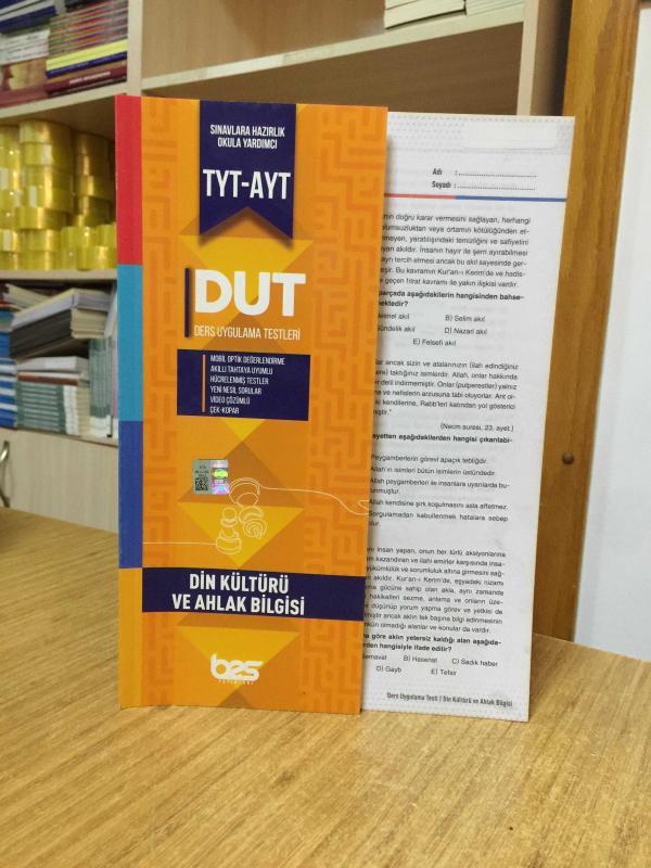TYT-AYT DİN KÜLTÜRÜ VE AHLAK BİLGİSİ DUT Ders Uygulama Testleri Bes Yayınları