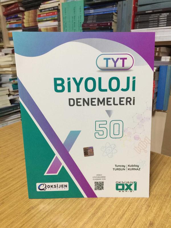 TYT BİYOLOJİ Denemeleri 50 Oksijen OXİ Serisi