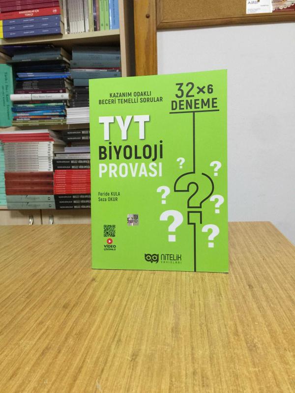 TYT Biyoloji Provası 32x6 Deneme Nitelik Yayınları