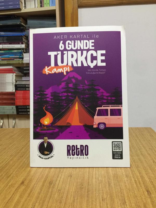 TYT KPSS DGS ALES Aker Kartal ile 6 Günde Türkçe Soru Kampı Retro Yayıncılık