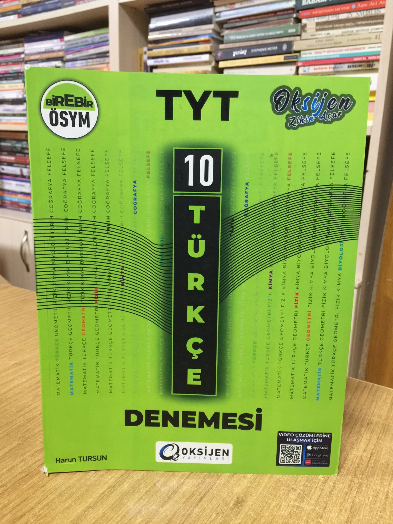TYT Türkçe 10 Branş Denemesi Oksijen Yayınları