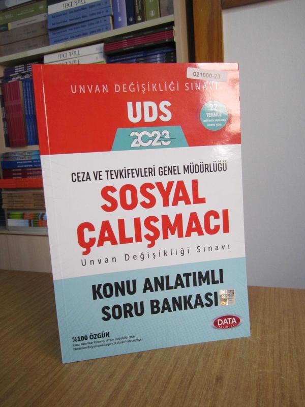 UDS 2023 Ceza ve Tevkifevleri Genel Müdürlüğü SOSYAL ÇALIŞMACI Konu Anlatımlı Soru Bankası
