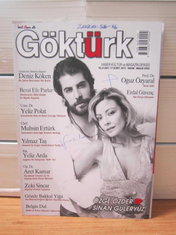 Ümit Öner ile GÖKTÜRK Haber Kültür ve Magazin Dergisi - Yıl 4 Sayı 17 - Kasım Aralık 2020