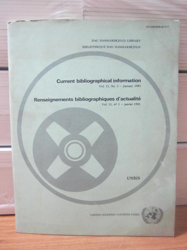 United Nations - Dag Hammarskjold Library - Current Bibliographical Information - Vol 11 - No 1 - January 1981 Chairman Hua Kuo-Feng's Speech at The 2