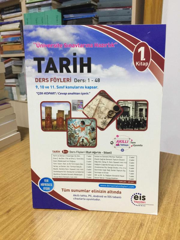 Üniversite Sınavlarına Hazırlık TARİH DAF Ders Anlatım Föyleri 1. Kitap 1-48 Eis Yayınları 3.Baskı