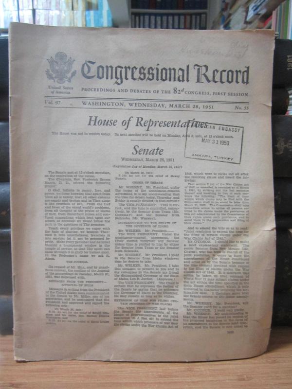 USA - Congressional Record - Vol 97 - No 55 - March 28, 1951