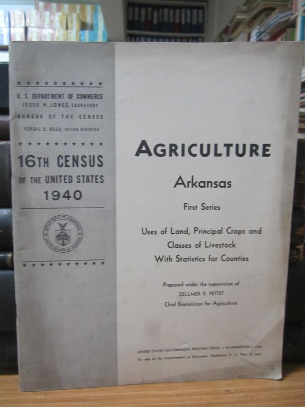 USA - Department of Commerce - Agriculture Arkansas - 1940