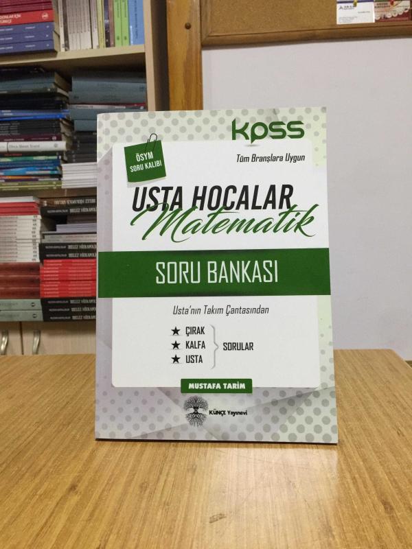 Usta Hocam 2023 KPSS Matematik Soru Bankası Künçe Yayınları