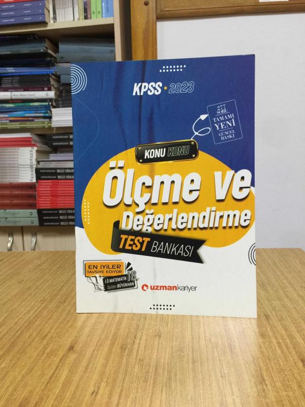 Uzman Kariyer Yayınları 2023 KPSS Eğitim Bilimleri Ölçme ve Değerlendirme Test Bankası Yaprak Test