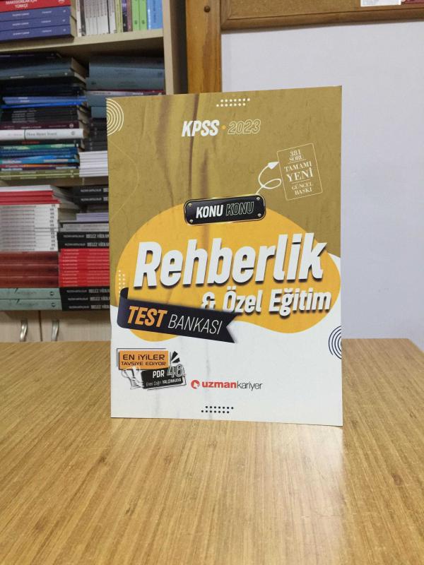 Uzman Kariyer Yayınları 2023 KPSS Eğitim Bilimleri Rehberlik ve Özel Eğitim Test Bankası Yaprak Test
