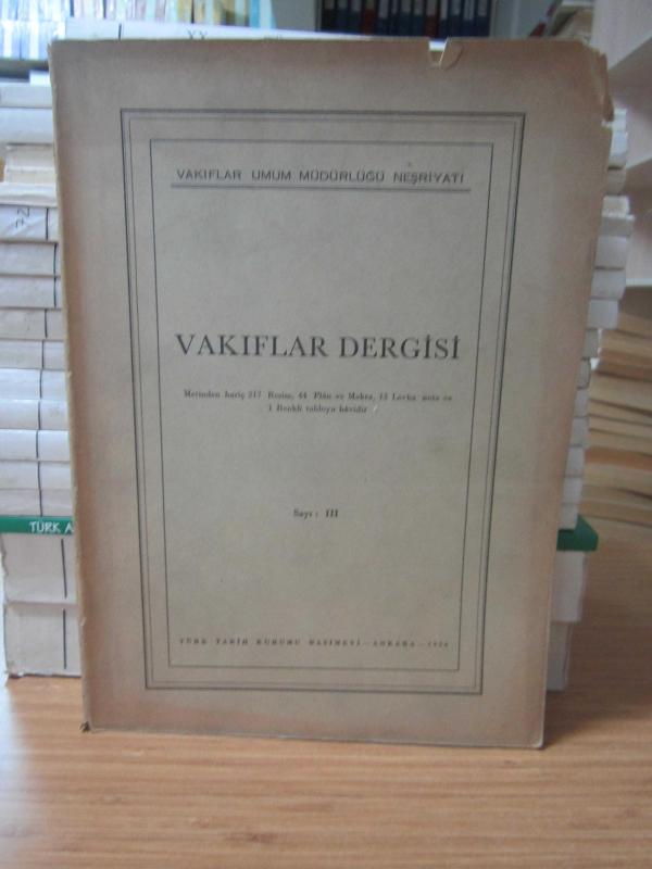 Vakıflar Dergisi - Sayı III