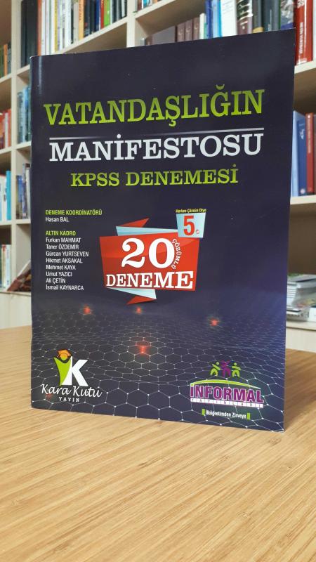 Vatandaşlığın Manifestosu  KPSS Denemesi