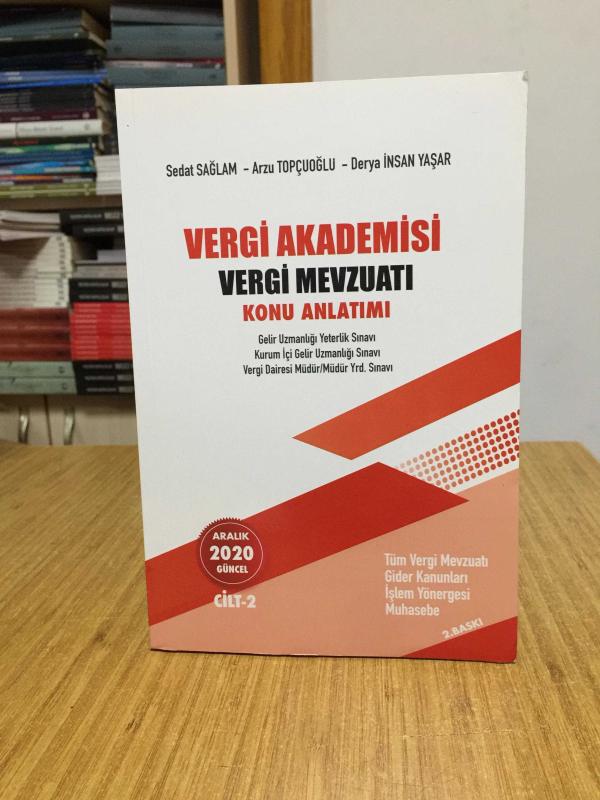 Vergi Akademisi Vergi Mevzuatı Konu Anlatımı (2.Cilt) - Aralık 2020 [2.Baskı]