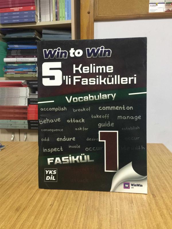 Win to Win 5'li Kelime Fasikülleri 1.FASİKÜL Win Win ELT