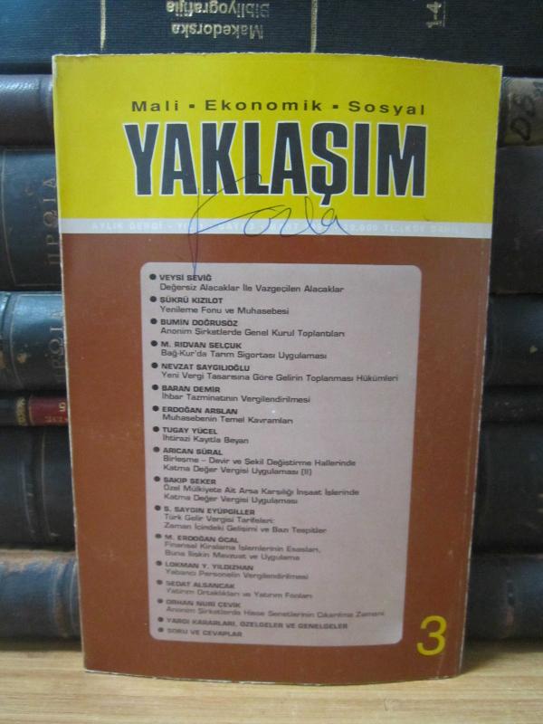 Yaklaşım Dergisi - Sayı 3 - Mart 1993