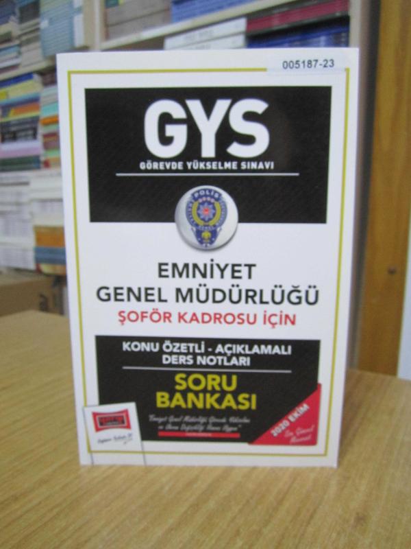 Yargı Yayınevi GYS Görevde Yükselme Sınavı Emniyet Genel Müdürlüğü ŞOFÖR Kadrosu için Konu Özetli Soru Bankası 2020 Ekim