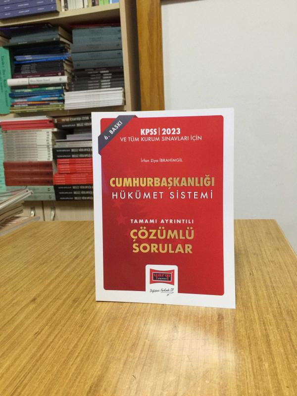 Yargı Yayınları 2023 KPSS ve Tüm Kurum Sınavları İçin Cumhurbaşkanlığı Hükümet Sistemi Tamamı Ayrıntılı Çözümlü Sorular [6.Baskı]