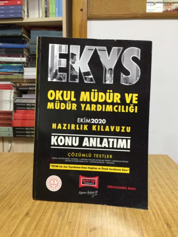 ​Yargı Yayınları EKYS Okul Müdür ve Müdür Yardımcılığı Konu Anlatımı Hazırlık Kılavuzu Ekim 2020