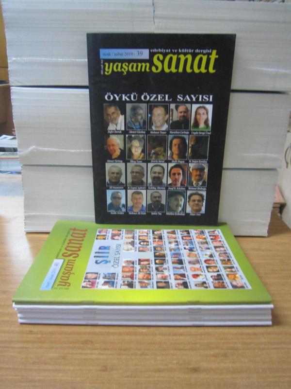 YAŞAM SANAT Edebiyat ve Kültür Dergisi - 2019 Yılı Tüm Sayılar TAKIM (Sayılar: 39-40-41-42-43-44)