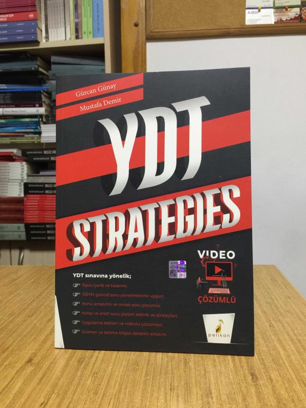 YDT Strategies Soru Bankası Video Çözümlü Pelikan Yayınları