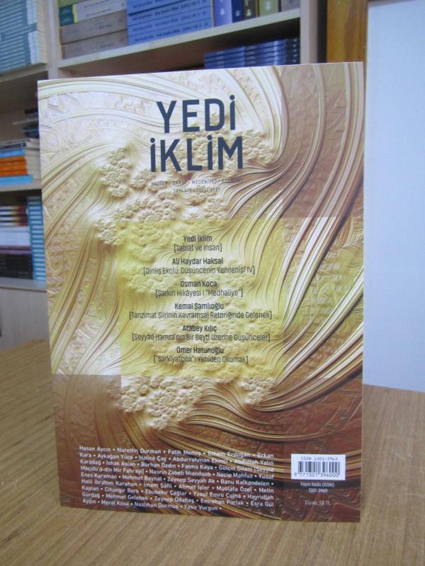 Yedi İklimi Dergisi - Sayı 378 - Eylül 2021