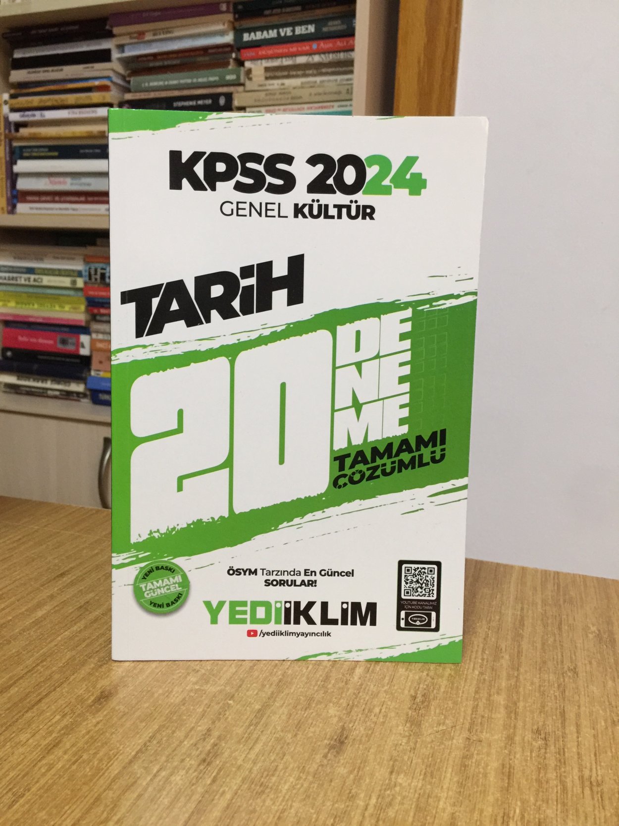 Yediiklim Yayınları 2024 KPSS Genel Kültür Tarih Tamamı Çözümlü 20 Deneme
