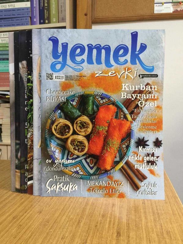 YEMEK ZEVKİ Dergisi - 2022-2023 Yılları 7 Sayı TAKIM (Sayılar Açıklamada)