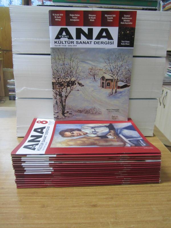 YENİ ANA Kültür Sanat Dergisi - 18 FARKLI SAYI TAKIM 40-60 ve Arası Sayılar Mevcut (Eksik Sayılar: 42-53-58) 2018-2021