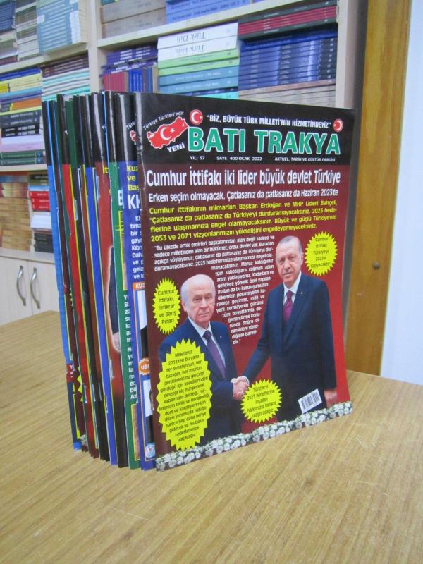 Yeni Batı Trakya Dergisi - 2022 Yılı 11 Sayı TAKIM (Sayılar: 400-410 ve Arası)