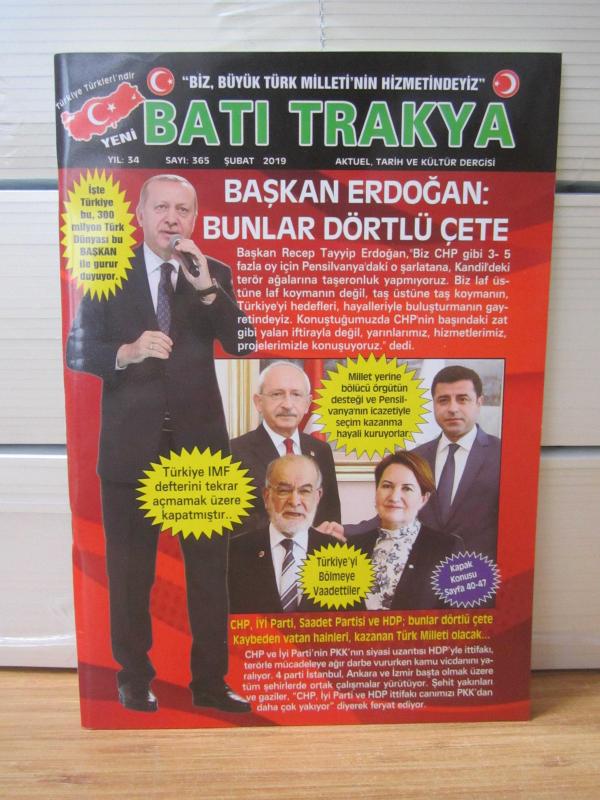 Yeni Batı Trakya Dergisi - Sayı 366 - Mart 2019