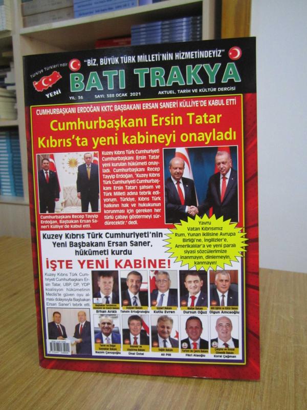 Yeni Batı Trakya Dergisi - Sayı 388 - Ocak 2021