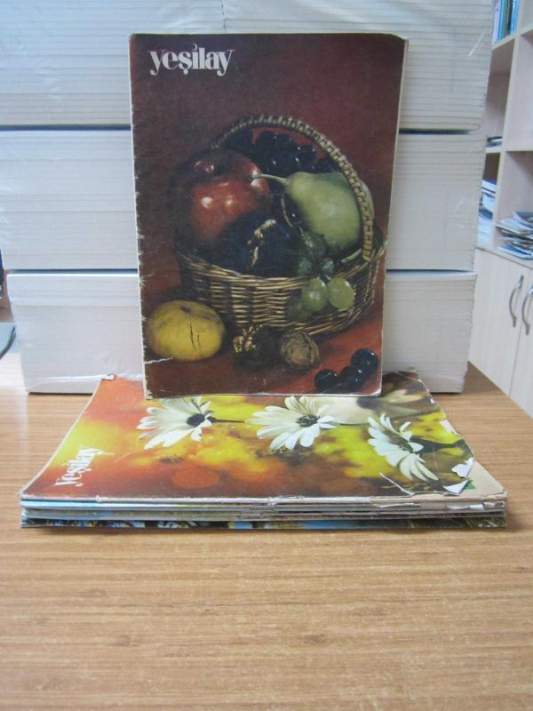 YEŞİLAY Aylık Kültür ve Sağlık Dergisi - 1983-1991 Yılları Arası 10 Sayı TAKIM (Sayılar: 592-642-646-659-670-676-677-683-692-695)