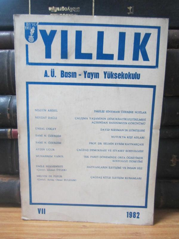 Yıllık A.Ü.Basın - Yayın Yüksekokulu VII 1982