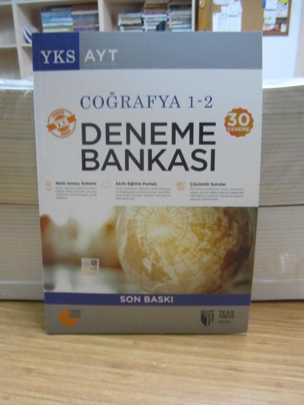 YKS - AYT Coğrafya 1-2 Deneme Bankası 30 Deneme - Son Baskı