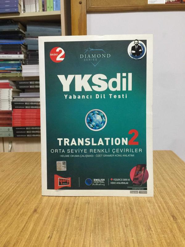 YKSDİL Yabancı Dil Testi Translation 2 Orta Seviye Renkli Çeviriler Yargı Yayınları